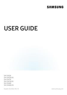 Samsung Galaxy S26 manual. Camera Instructions.
